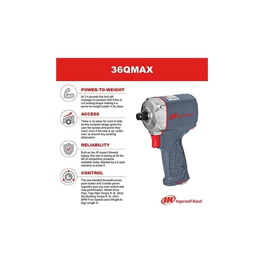 Smūginis veržliasukis INGERSOLL RAND 36QMAX – 7