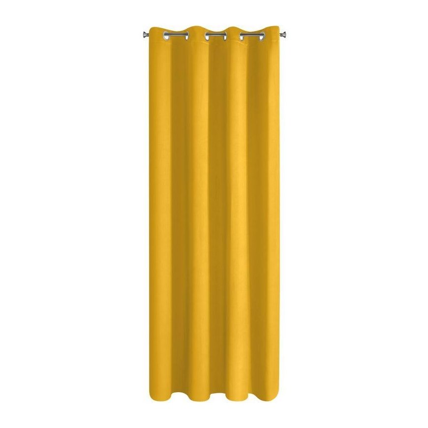 Eurofirany LOGAN blackout tipo temdanti naktinė užuolaida, 135X250 cm, kilpos / žiedai, spalva: gars – 3