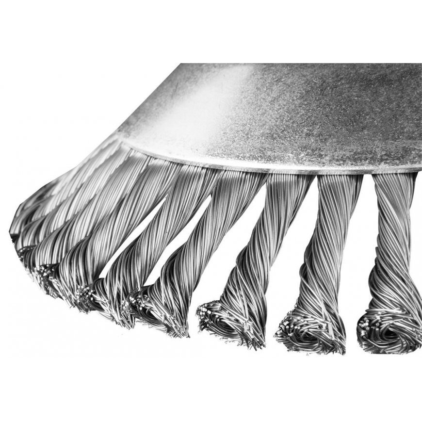 GRAPHITE Wire brush for brush cutter 200 x 25.4 mm, hard, tangled wires – 2