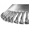GRAPHITE Wire brush for brush cutter 200 x 25.4 mm, hard, tangled wires
