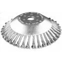 GRAPHITE Wire brush for brush cutter 200 x 25.4 mm, hard, tangled wires