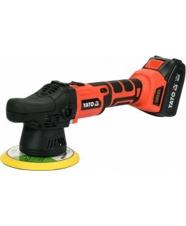 YATO brushless eccentric polisher 18v 1x3.0ah