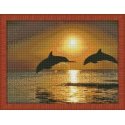 Beldizart Deimantų tapybos rinkinys Playing Dolphins 40x30 cm AZ-1089 Beldizart Deimantų tapybos rinkinys Playing Dolphins 40x30 cm AZ-1089