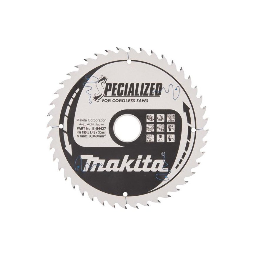 Makita B-54427 TCT saw 190X1.45X30mm