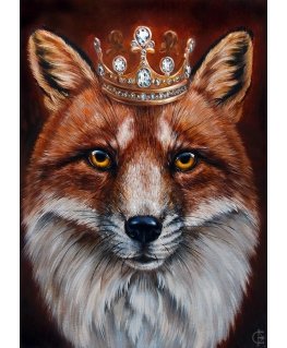 Beldizart IŠPARDAVIMAS (nebegaminamas) Fox King 27x38 cm WD2467