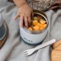 BEABA THERMO FOOD CONTAINER 500 ML BALTIC Blue/White BEABA THERMO FOOD CONTAINER 500 ML BALTIC Blue/White