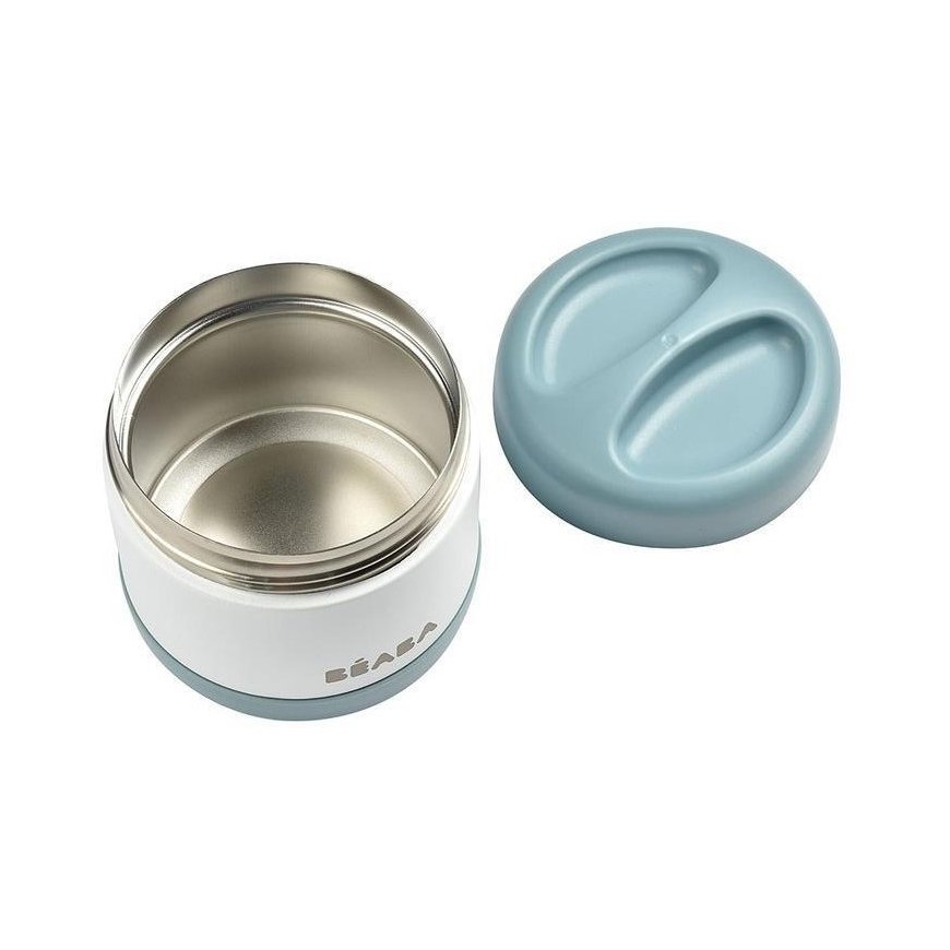 BEABA THERMO FOOD CONTAINER 500 ML BALTIC Blue/White – 5