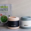 BEABA THERMO FOOD CONTAINER 500 ML BALTIC Blue/White BEABA THERMO FOOD CONTAINER 500 ML BALTIC Blue/White