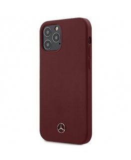 Mercedes MEHCP12MSILRE iPhone 12/12 Pro 6.1 "Red/red hardcase Silicone line