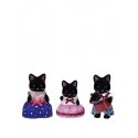 SYLVANIAN FAMILIES A family of midnight kittens SYLVANIAN FAMILIES A family of midnight kittens