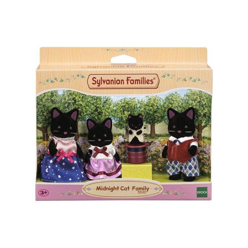 SYLVANIAN FAMILIES Vidurnakčio kačiukų šeimynėlė – 2