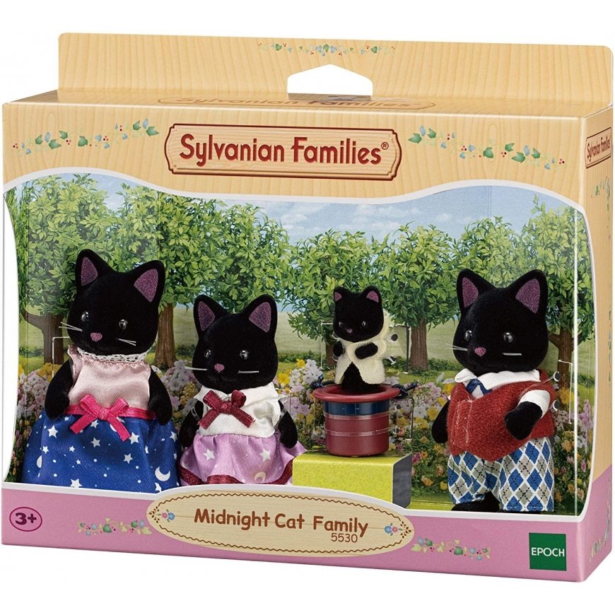 SYLVANIAN FAMILIES Vidurnakčio kačiukų šeimynėlė – 3