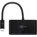 Goobay 4-Port USB-C Multiport Adapter 61073 Black, USB-A Goobay 4-Port USB-C Multiport Adapter 61073 Black, USB-A