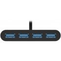 Goobay 4-Port USB-C Multiport Adapter 61073 Black, USB-A Goobay 4-Port USB-C Multiport Adapter 61073 Black, USB-A
