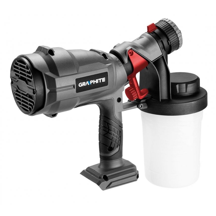 GRAPHITE Spray gun HVLP Energy + 18V, Li-Ion, without battery – 7