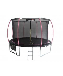 Trampoline Lean Sport MAX 366 cm, black pink