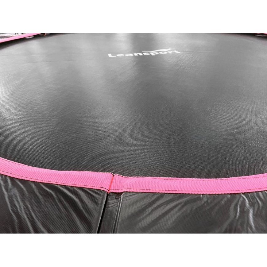 Trampoline Lean Sport MAX 366 cm, black pink – 4