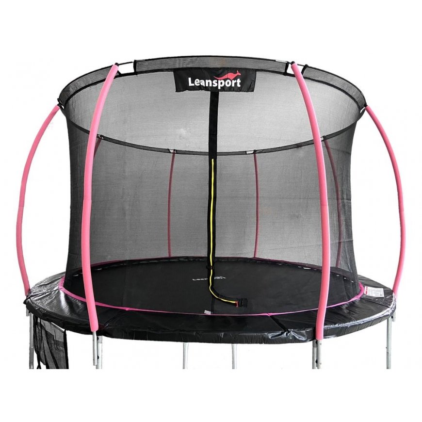Trampoline Lean Sport MAX 366 cm, black pink – 5