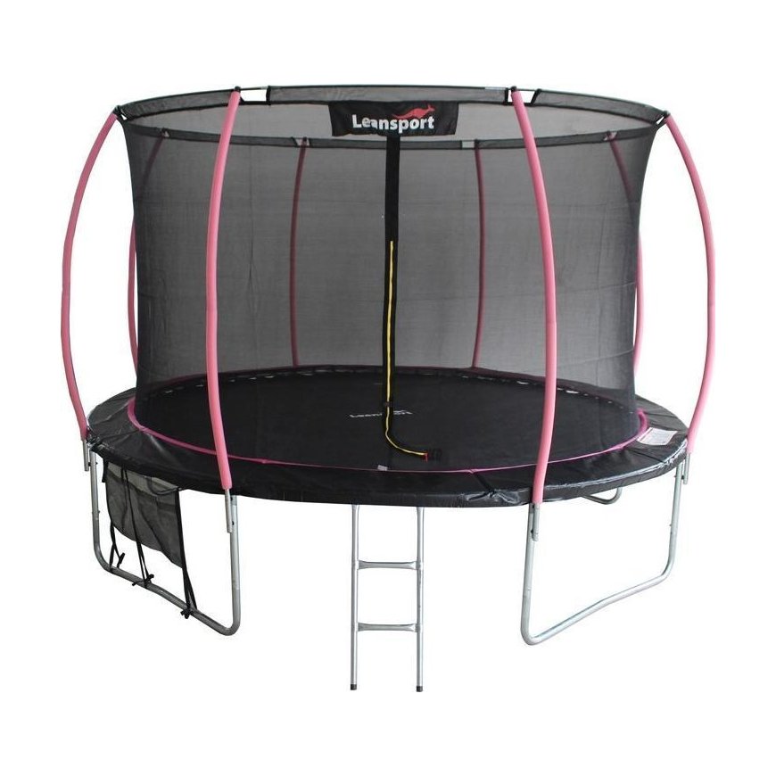 Trampoline Lean Sport MAX 366 cm, black pink – 6