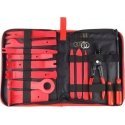 Amio Upholstery, clip and radio removers. 19-piece set in a case