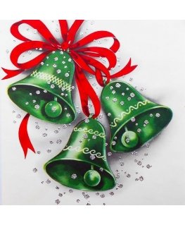 Beldizart IŠPARDAVIMAS (nebegaminamas) Žalias Bells 38*38 cm WD2445
