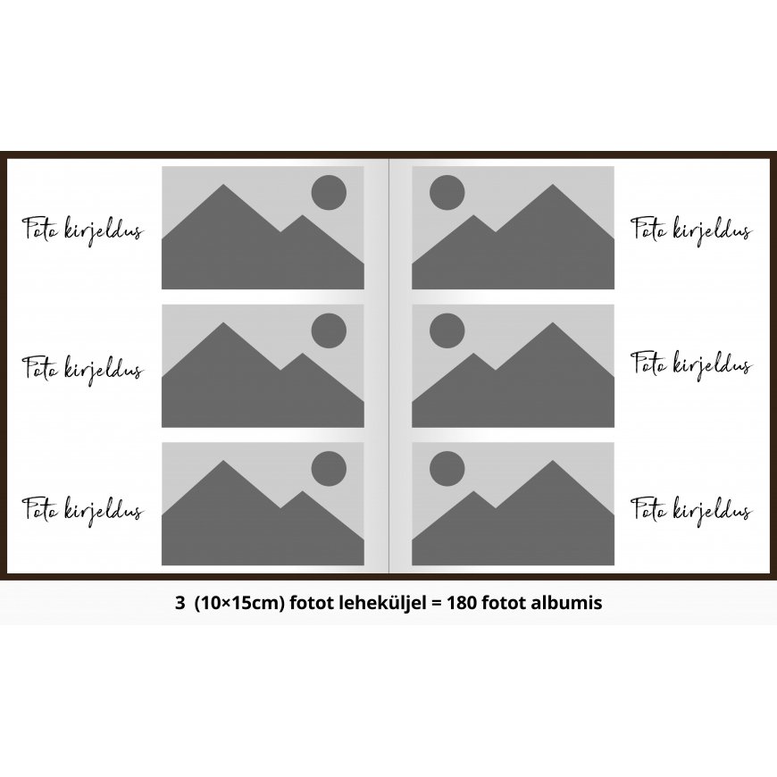 Victoria Collection Albumas B60PG Classic Kreminis, žalias – 6