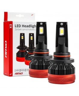 Car lamps led x3 series amio hb4 9006