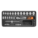 Neo Tool įdėklas su priedais 22 vnt. (84-239)