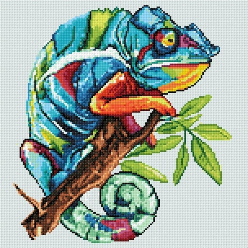 Beldizart Chameleon 38*38 cm WD2514