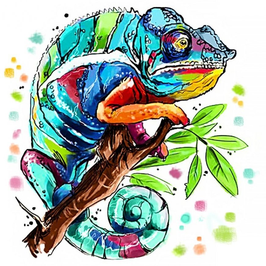 Beldizart Chameleonas 38*38 cm WD2514 – 2