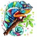 Beldizart Chameleonas 38*38 cm WD2514