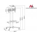 MACLEAN MC-661 Maclean MC-661 TV Mobile Floor Stand Plasma/LCD TV Trolley w/ Mounting Bracket MACLEAN MC-661 Maclean MC-661 TV Mobile Floor Stand Plasma/LCD TV Trolley w/ Mounting Bracket