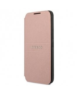 Guess Guess GUBKS22MPSASBPI S22 + S906 Pink/Pink Book Saffiano Stripes