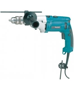 Makita HP2070 Smūginis gręžtuvas, 1010 W, 0-1200/2900 min-1, 13 mm ranka užveržiamas griebtuvas, lagaminas