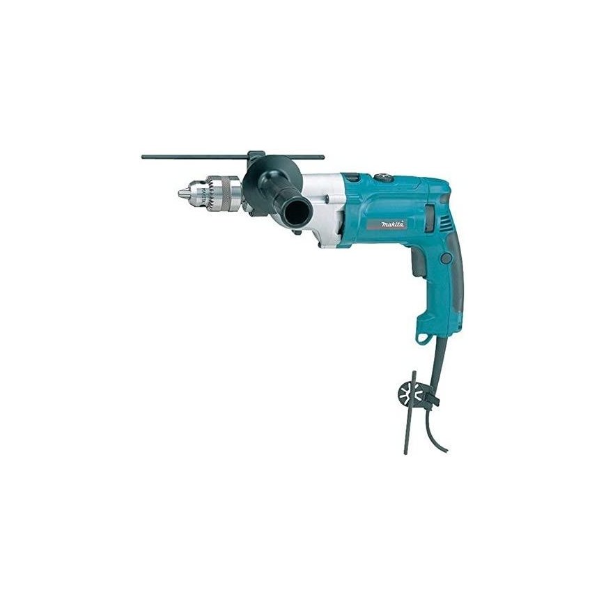 Makita HP2070 Impact drill, 1010 W, 0-1200/2900 min-1, 13 mm hand-tightened chuck, case – 2
