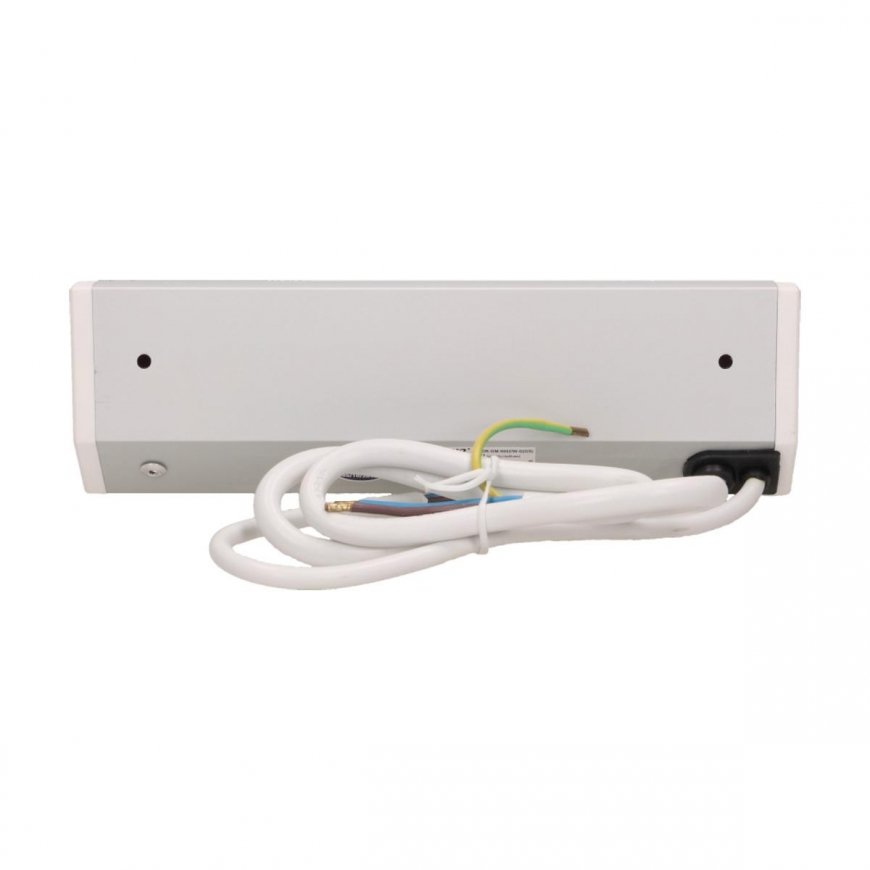 Orno 2x2P + Z furniture socket with switch, schuko, white and silver – 7