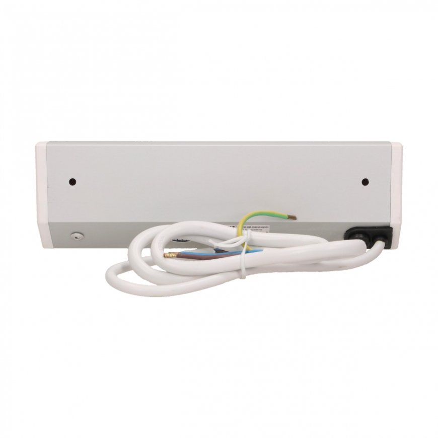 Orno 2x2P + Z furniture socket with switch, schuko, white and silver – 13