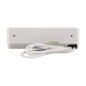 Orno 2x2P + Z baldų lizdas su jungikliu, schuko, balta ir sidabrinė Orno 2x2P + Z baldų lizdas su jungikliu, schuko, balta ir sidabrinė