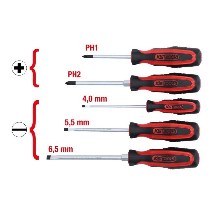 5 dalių atsuktuvų rinkinys KS TOOLS 159.0005 – 7