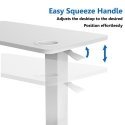 Height-adjustable table Up Up Forseti White Height-adjustable table Up Up Forseti White