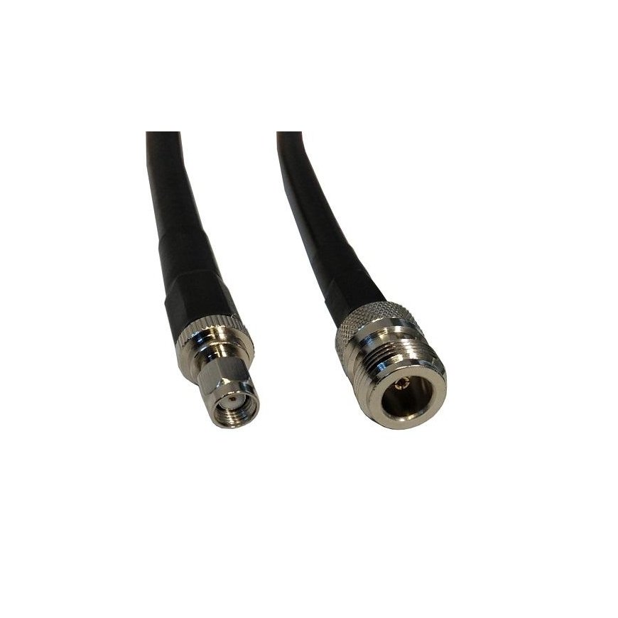 Hismart Cable LMR-400, 2m, N-female to RP-SMA-male