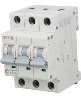 Eaton Miniature Circuit Breaker 3P B 16A 6kA AC xPole Home HN-B16 / 3 194881