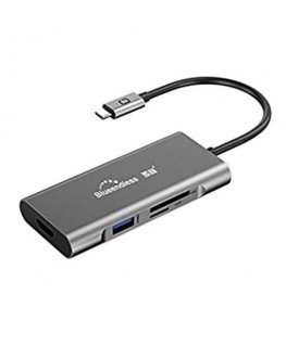 Extra Digital Adapteris USB Type-C - 3 x USB 3.0, Type-C PD, HDMI, SD, TF