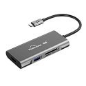 Extra Digital Adapter USB Type-C - 3 x USB 3.0, Type-C PD, HDMI, SD, TF
