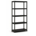KETER plastic bookcase 5 shelves 90 x 45 x 182 cm KETER plastic bookcase 5 shelves 90 x 45 x 182 cm