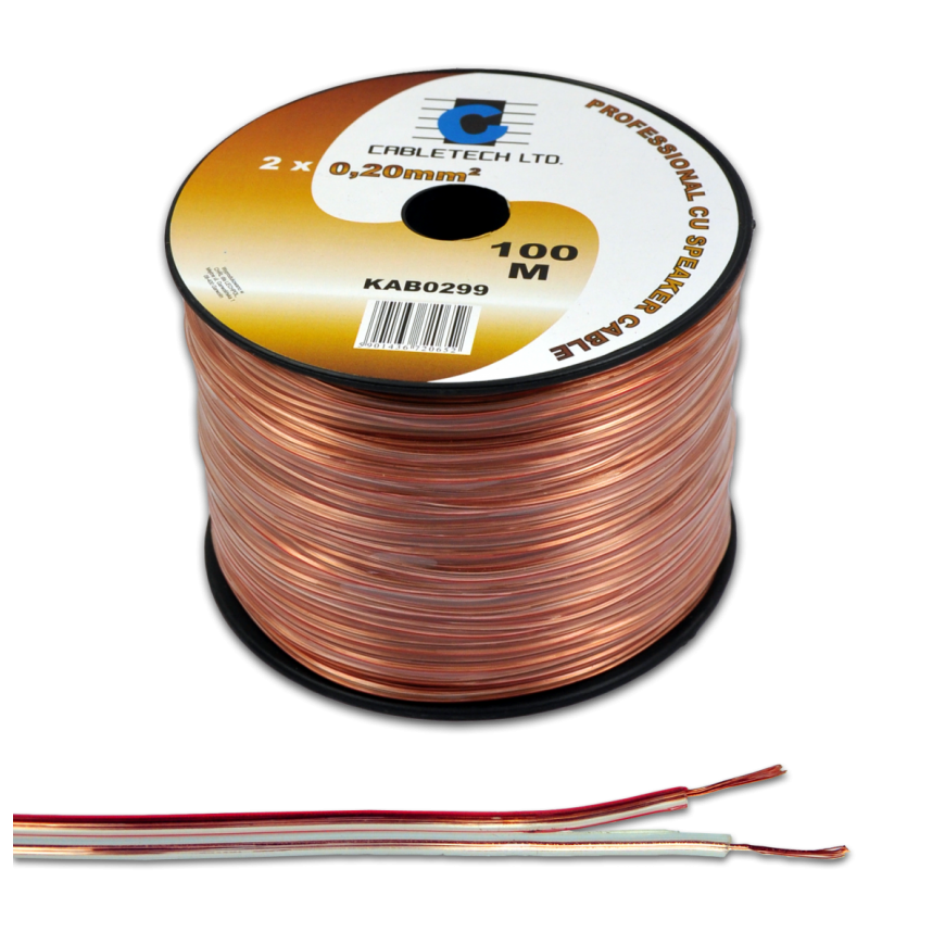 Cabletech 2,0 mm garsiakalbio laidas