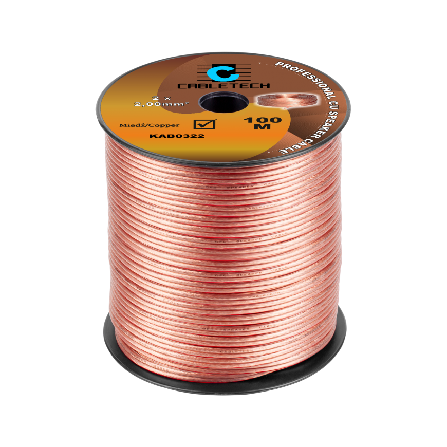 Cabletech 2.0mm speaker cable – 2