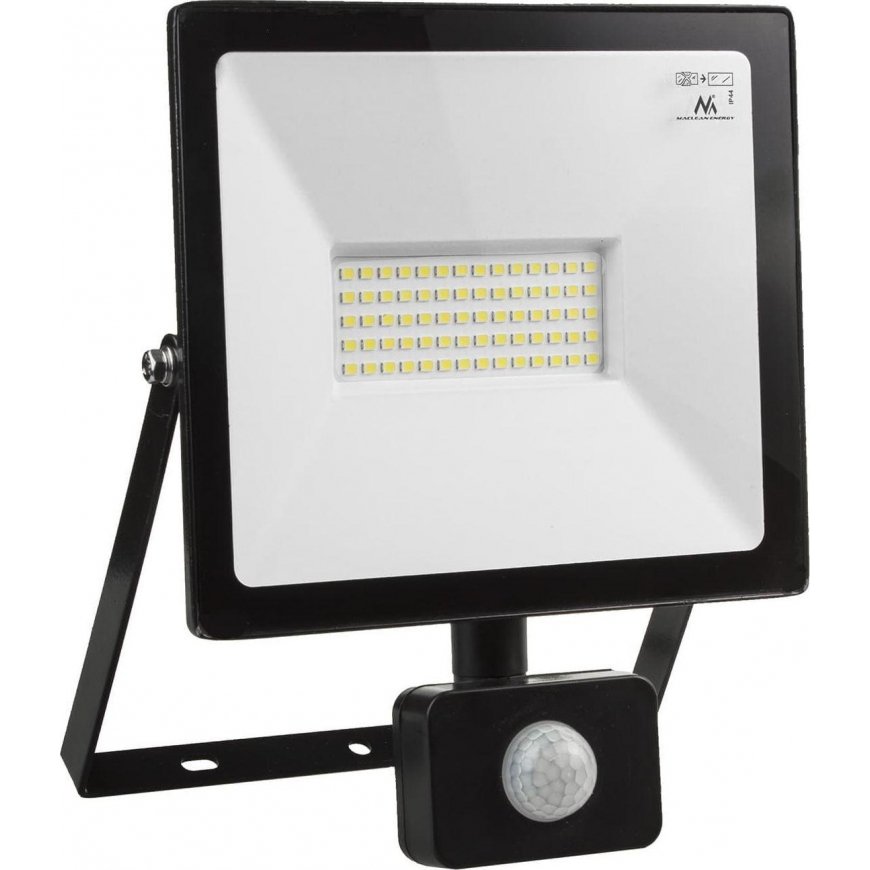 Maclean MCE650 CW LED floodlight with Maclean motion sensor, slim 50W, 4000lm, cold white color (600 – 9