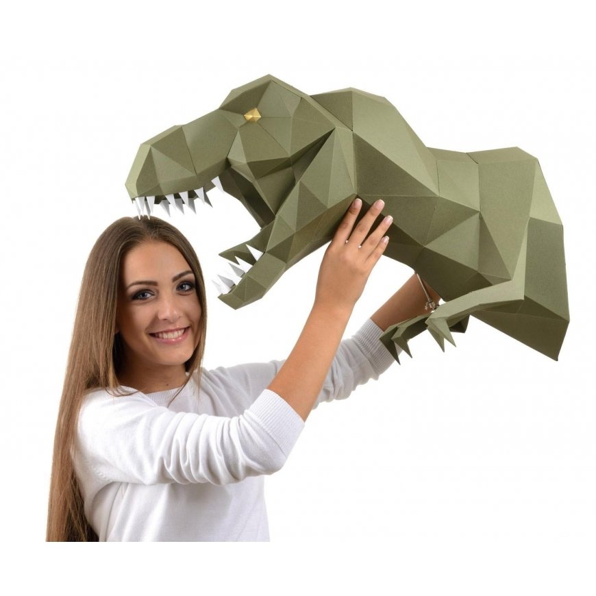 Beldizart Wizardi 3D Papercraft Kit Dinosaur PP-1DIZ-WAS – 4