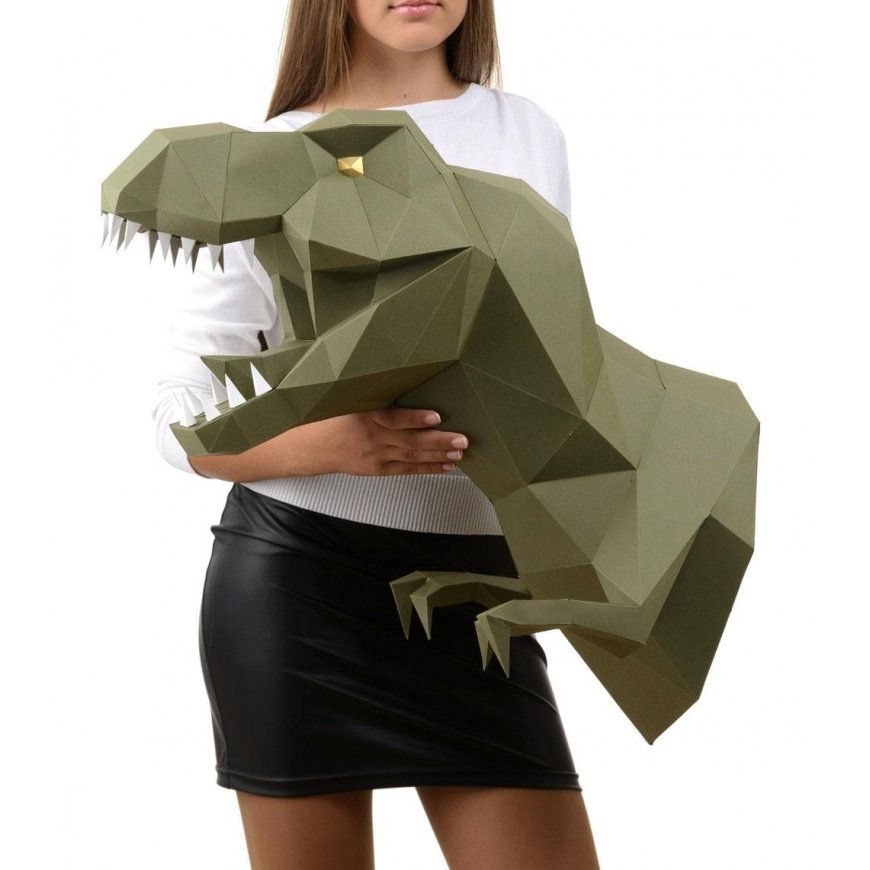 Beldizart Wizardi 3D Papercraft Kit Dinosaur PP-1DIZ-WAS – 5